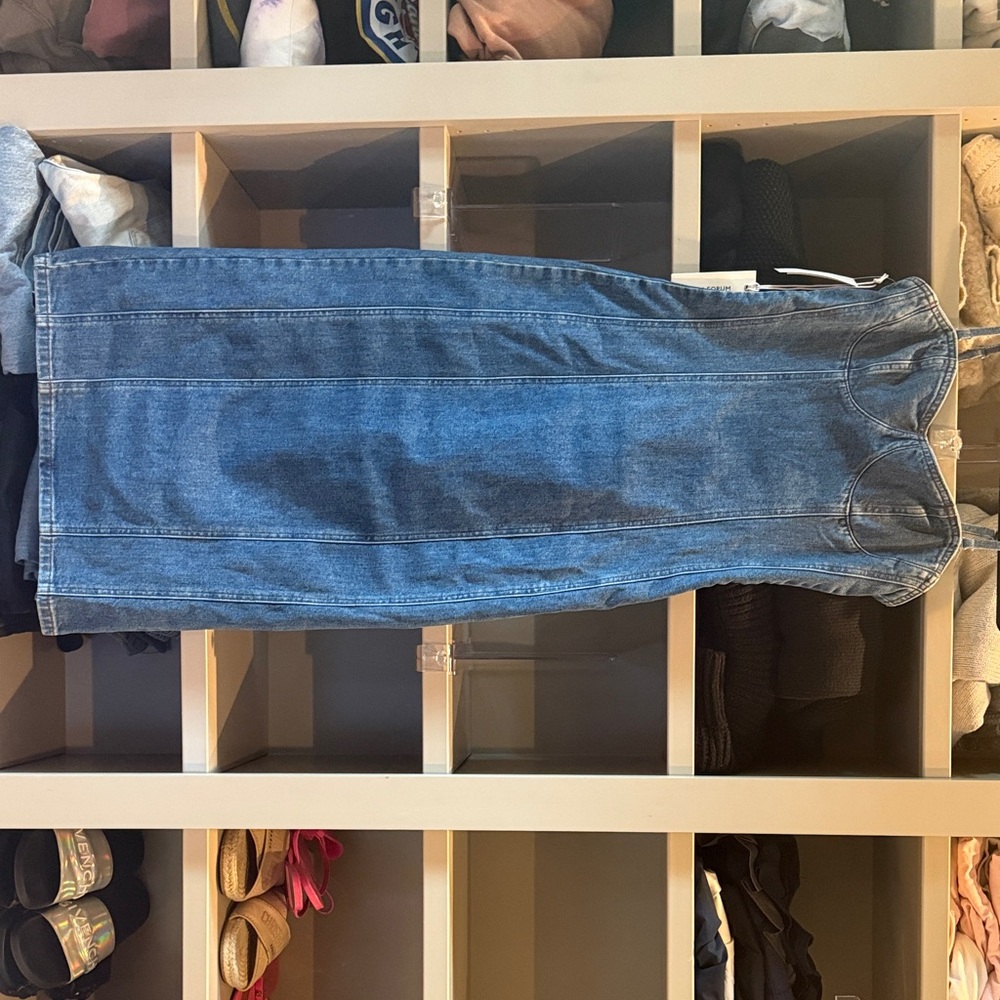 Denim Forum Blue Midi Dress